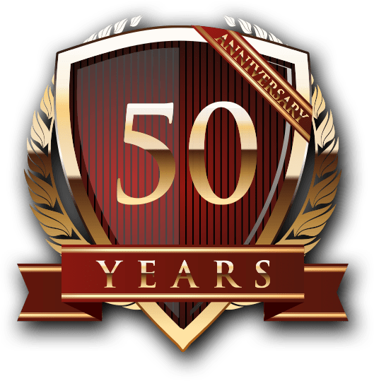 50 Years of Service 50 years of Service Seal