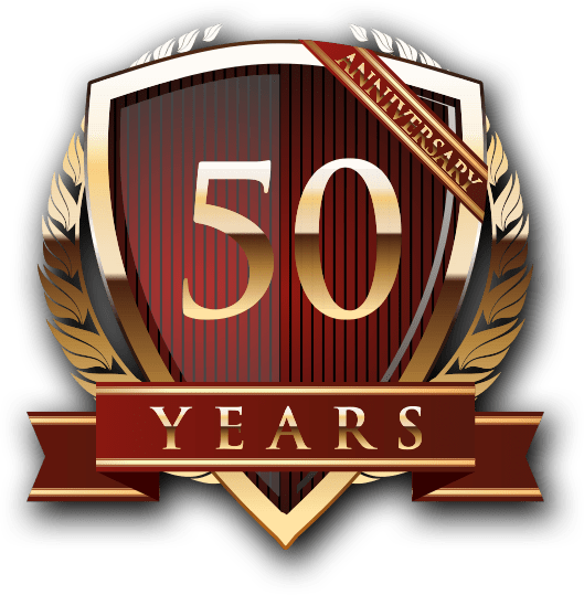 50 years of Service Seal